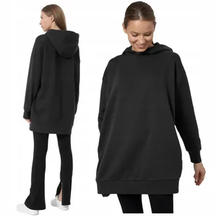 BLUZA damska 4F OVERSIZE z kapturem BLD028 M - Bluzy damskie - miniaturka - grafika 1