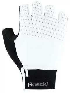 Rękawiczki sportowe męskie - Roeckl Roeckl Diamante Gloves Women, biały 7 2022 Rękawiczki krótkie 10-110013-1000-7 - grafika 1