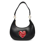 Torebki damskie - Torebka LOVE MOSCHINO JC4183PP1NLP0000 Czarny - miniaturka - grafika 1