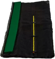 Akcesoria do trampolin - Aga Siatka ochronna 430 cm na 6 słupków Siatka czarna ciemnozielona - miniaturka - grafika 1