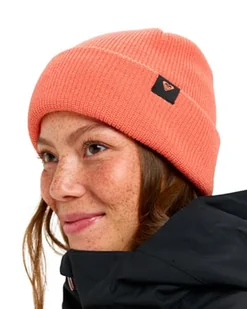 Roxy FOLKER Czapka Beanie Orange One Size - Czapki damskie - miniaturka - grafika 1