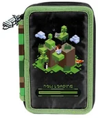 Piórniki - Piórnik 3-komorowy z wyposażeniem Piksele Game - miniaturka - grafika 1