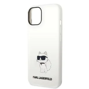Karl Lagerfeld KLHMP14MSNCHBCH iPhone 14 Plus 6,7" hardcase biały/white Silicone Choupette MagSafe - Etui i futerały do telefonów - miniaturka - grafika 6