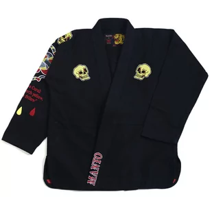 MANTO Kimono Coral Bjj Gi Czarne - Kimona, stroje i obuwie - miniaturka - grafika 1
