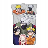Pościel dla dzieci - Pościel Naruto Shippuden Grey 140x200 Bawełna - miniaturka - grafika 1