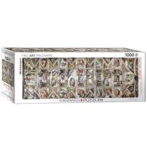 Eurographics Sistine Chapel Pano 1000pc Puzzle (Other) - Puzzle - miniaturka - grafika 1