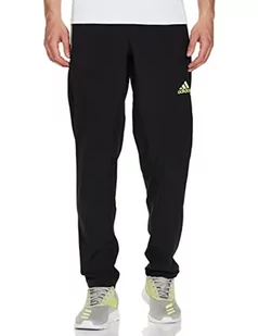adidas Męskie spodnie M TI WV PT Pants, Black/Pulse Lime, XL - Spodenki męskie - miniaturka - grafika 1