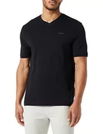 Koszulki męskie - bugatti T-shirt męski 8450-85190, czarny, normalny - miniaturka - grafika 1