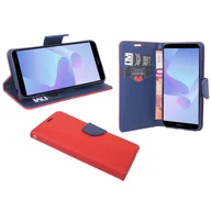 Etui i futerały do telefonów - Honor 7A etui na telefon z klapką etui ochronne na smartfona czerwony - miniaturka - grafika 1