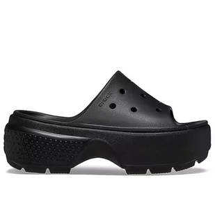 Klapki Crocs Stomp Slide 209346-001 - czarne - Klapki i japonki damskie - miniaturka - grafika 1