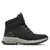 Botki męskie - Trapery Kappa 243201 Czarny - miniaturka - grafika 1