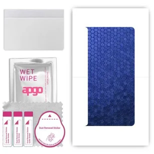 folia naklejka skórka strukturalna na TYŁ do Lenovo Tab Extreme - Plaster Miodu Niebieski - apgo SKINS - Akcesoria do tabletów i e-booków - miniaturka - grafika 1