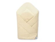 Rożki i beciki - Rożek miękki - Miś z kokardką kremowy - miniaturka - grafika 1