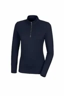 Koszulki jeździeckie - Pikeur Bluzka damska ZIP SHIRT 4271 SPORTS - night sky - miniaturka - grafika 1