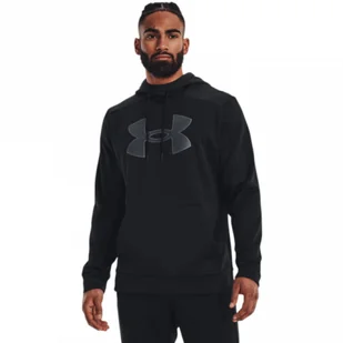 Męska bluza treningowa nierozpinana z kapturem Under Armour UA Armour Fleece Big Logo HD - UNDER ARMOUR - Bluzy sportowe męskie - miniaturka - grafika 1