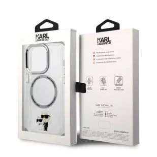Etui Karl Lagerfeld KLHMP14LHNKCIT do iPhone 14 Pro 6,1" hardcase Iconic Karl&Choupette Magsafe - Etui i futerały do telefonów - miniaturka - grafika 8