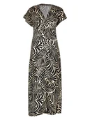 Sukienki - ONLY Sukienka w kolorze kremowo-czarnym - miniaturka - grafika 1