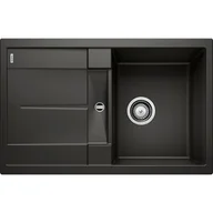 Zlewozmywaki - Blanco Zlew METRA 45S Czarny odwracalny 525915 - miniaturka - grafika 1