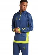 Koszulki męskie - HUMMEL KOSZULKA Z DŁUGIM RĘKAWEM GRANATOWA L PUO - miniaturka - grafika 1