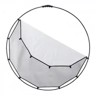 Blendy fotograficzne - Blenda Okrągła Składana Srebrno-Biała HaloCompact Plus 98cm Manfrotto LL LR3331 - miniaturka - grafika 1
