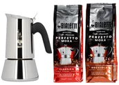 Zaparzacze i kawiarki - Bialetti Venus 6tz + Kawa Nocciola 250g + Kawa Classico 250g zestaw - miniaturka - grafika 1