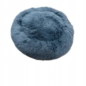 Legowiska dla psów - LEGOWISKO DLA PSA ANTYPOŚLIZGOWE, MIĘKKIE, KOMFORTOWE 60cm GRANATOWE - miniaturka - grafika 1