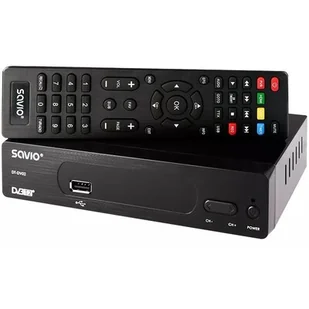 SAVIO DT-DV02 DVB-T2/HEVC/H.265  - Tunery DVB-T - miniaturka - grafika 1