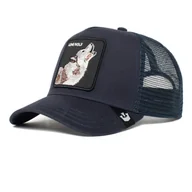 Czapki i chusty sportowe męskie - Czapka z daszkiem Goorin Bros. Lone Wolf Animal Farm Trucker - 101-0389-NVY - miniaturka - grafika 1