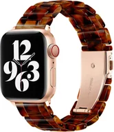 Akcesoria do smartwatchy - BRANSOLETA DO ZEGARKA APPLE WATCH 1/2/3/4/5/6/7/8/9/SE 42/44/45/46 BRĄZOWA - miniaturka - grafika 1