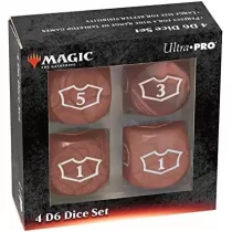Magic the Gathering - Red Mana - Deluxe Loyalty Dice Set Ultra-Pro - Akcesoria do gier planszowych - miniaturka - grafika 1