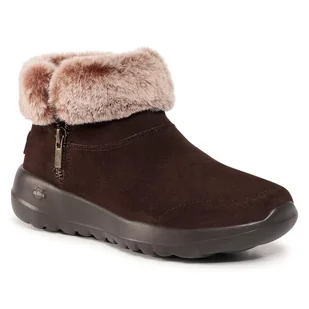Botki Skechers On The Go Joy 144003/CHOC Chocolate - Botki damskie - miniaturka - grafika 1