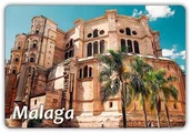 Magnesy - MALAGA - Katedra - La Catedral - Hiszpania - Magnes na lodówkę - miniaturka - grafika 1