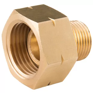 Redukcja przejściówka z butli gazowej 21,8mm L - 3/8" L - Akcesoria spawalnicze - miniaturka - grafika 1