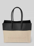 Torebki damskie - Torba shopper z wyhaftowanym logo model ‘MYRTHA’ - miniaturka - grafika 1