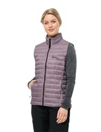 Kamizelki damskie - Jack Wolfskin Damska kamizelka puchowa Pilvi Down Vest W, Dziki kwiat, L - miniaturka - grafika 1