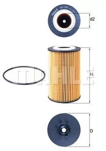 Filtr oleju Mahle OX 1161D - Filtry oleju - miniaturka - grafika 1