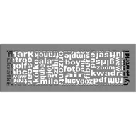Akcesoria kominkowe - Kratki.pl KRATKA KOMINKOWA ABC GRANITO 170X490 MM 49ABC/GR - miniaturka - grafika 1