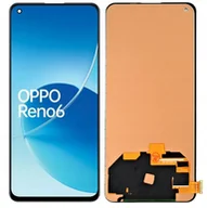 Części serwisowe do telefonów - WYŚWIETLACZ EKRAN LCD DO OPPO RENO6 5G INCELL - miniaturka - grafika 1