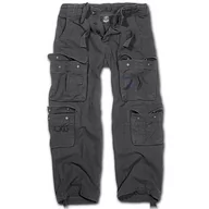 Spodnie męskie - Brandit Spodnie dresowe Pure Vintage Trousers Czarny, kolor: czarny , rozmiar: xxl 1003-2 - miniaturka - grafika 1