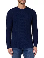 Bluzy męskie - Rock Experience REMW00571 Fisherman Bluza męska Blue Nights Melange XL - miniaturka - grafika 1