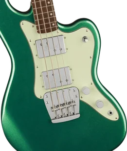 Squier Paranormal Rascal Bass HH Laurel Fingerboard Mint Pickguard Sherwood Green - Gitary basowe - miniaturka - grafika 3