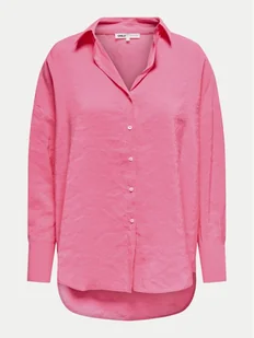 ONLY Koszula Zazima 15272523 Różowy Oversize - Koszule damskie - miniaturka - grafika 1