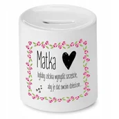 Skarbonki - SKARBONKA DLA MAMY MATKI ZDOLNA WYMYŚLIĆ SZCZĘŚCIE z Nadrukiem ze Zdjęciem - miniaturka - grafika 1