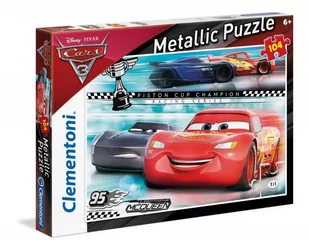 Clementoni Puzzle SuperColor Metallic 104 Cars 3 - Puzzle - miniaturka - grafika 1