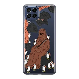 ERT GROUP etui na telefon Samsung M53 5G, case oryginalny i oficjalnie licencjonowany przez Star Wars, wzór Chewbacca 006, optymalnie dopasowane, plecki z TPU częściowo przeźroczyste - Etui i futerały do telefonów - miniaturka - grafika 1