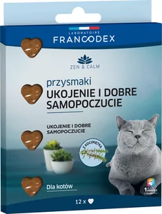 FRANCODEX Przysmaki antystresowe z kocimiętką dla kota 12 szt. - Przysmaki dla kotów - miniaturka - grafika 2