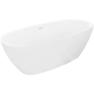 Wanny - Mexen Luvo Slim wanna wolnostojąca 170 x 75 cm, biała, przelew biały - 52801707500-20 - miniaturka - grafika 1