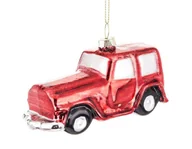 Bombki - Bombka Szklana Choinkowa Boże Narodzenie Auto - miniaturka - grafika 1