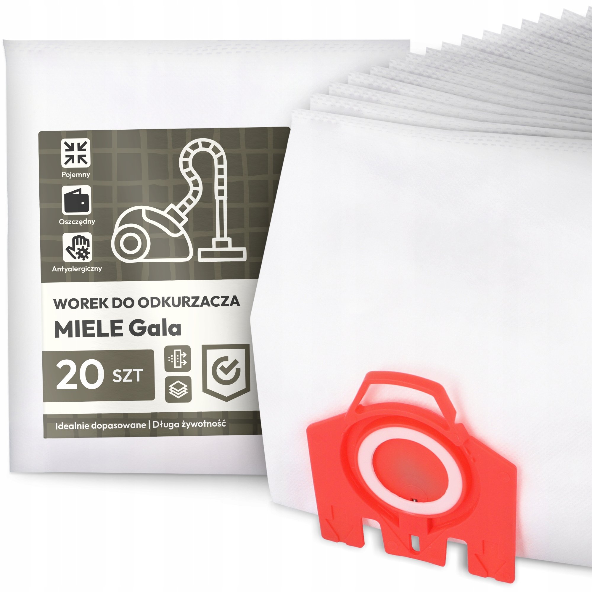20x Worek do Odkurzacza Miele Gala Syntetyczny Duży Mocny Torba Worki G9