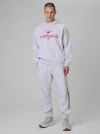 Spodnie sportowe męskie - 4F Spodnie dresowe joggery męskie - szare XXL - miniaturka - grafika 1